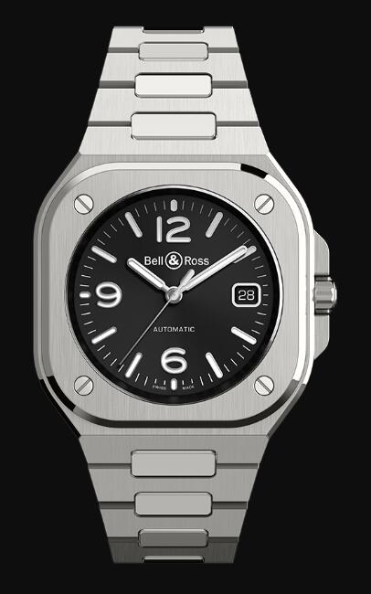 Bell & Ross BR 05 BLACK STEEL BR05A-BL-ST/SST Replica Watch